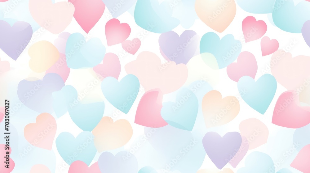  a lot of hearts that are on a white background with pink, blue, and pink hearts in the shape of hearts.