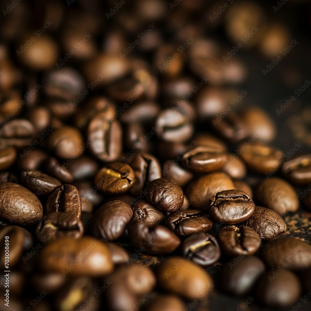 Coffee Canvas: Dark Hues & Organic Patterns Up-Close Coffee Canvas: Dark Hues & Organic Patterns Up-Close