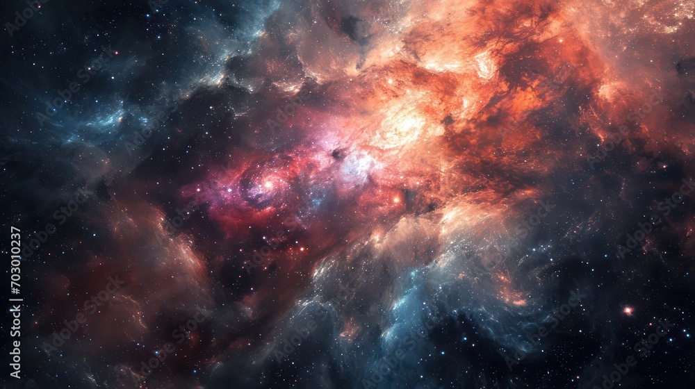 Amazing wallpapers featuring swirling galaxies and constellations in outer space