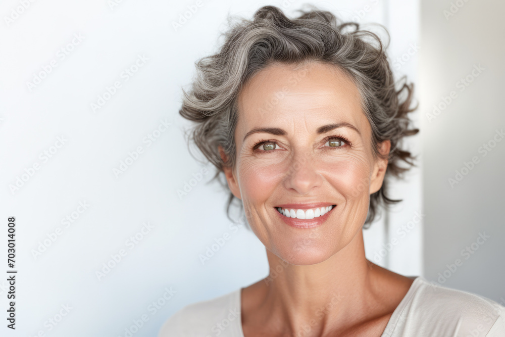 portrait of a smiling woman portrait of a smiling woman