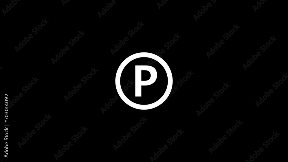 Alphabetical logo animation, Capital letter Alphabetical logo animation, Capital letter