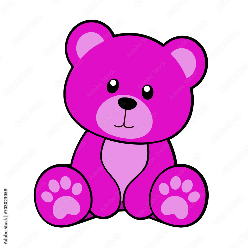 oso dibujo vector rosa oso dibujo vector rosa