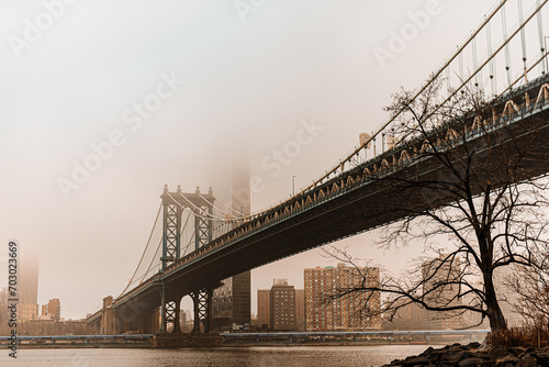 Streets and buildings in new York City manhattan bridge Brooklyn architecture Grand Central station upper east side sunset over midtown 