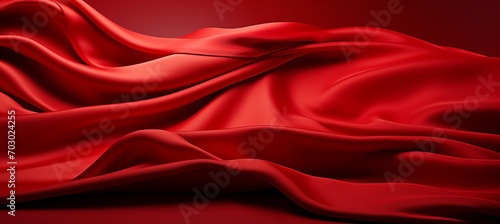 Dynamic and mesmerizing abstract red waved background with an elegant and intricate texture pattern