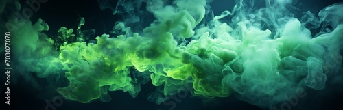 Fotografia Bright cloud of smoke, abstract background, concept: air and space pollution