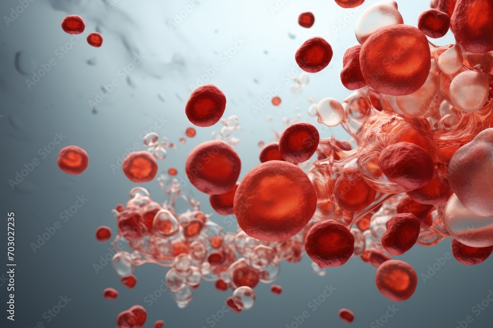 In microscopic world, countless vibrant erythrocytes, red blood cells, traverse circulatory system, tirelessly carrying life-sustaining oxygen, resembling a dynamic network vital for human vitality. In microscopic world, countless vibrant erythrocytes, red blood cells, traverse circulatory system, tirelessly carrying life-sustaining oxygen, resembling a dynamic network vital for human vitality.