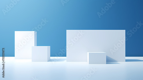 3D rendering minimalist background product booth, podium, stage, product commercial photography background, cosmetics booth