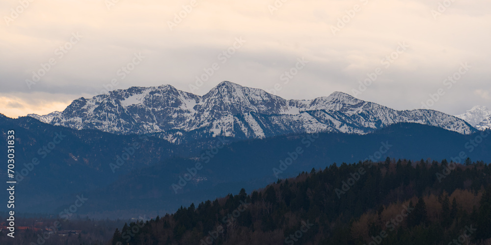 View of the alps from Bad Tölz
