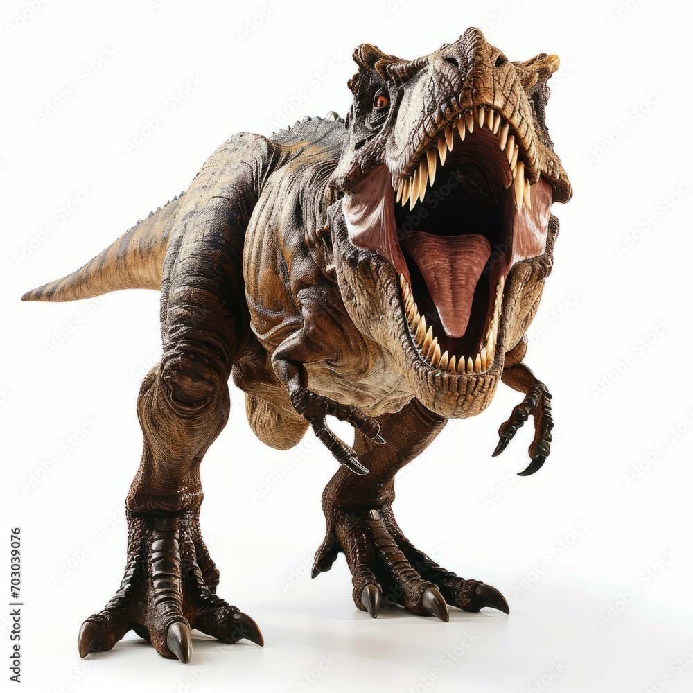 A Playful Toy Dinosaur with Open Mouth A Playful Toy Dinosaur with Open Mouth