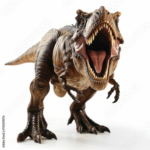 A Playful Toy Dinosaur with Open Mouth © LUPACO IMAGES