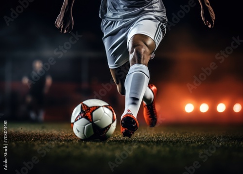 soccer player kicking ball © Rafa