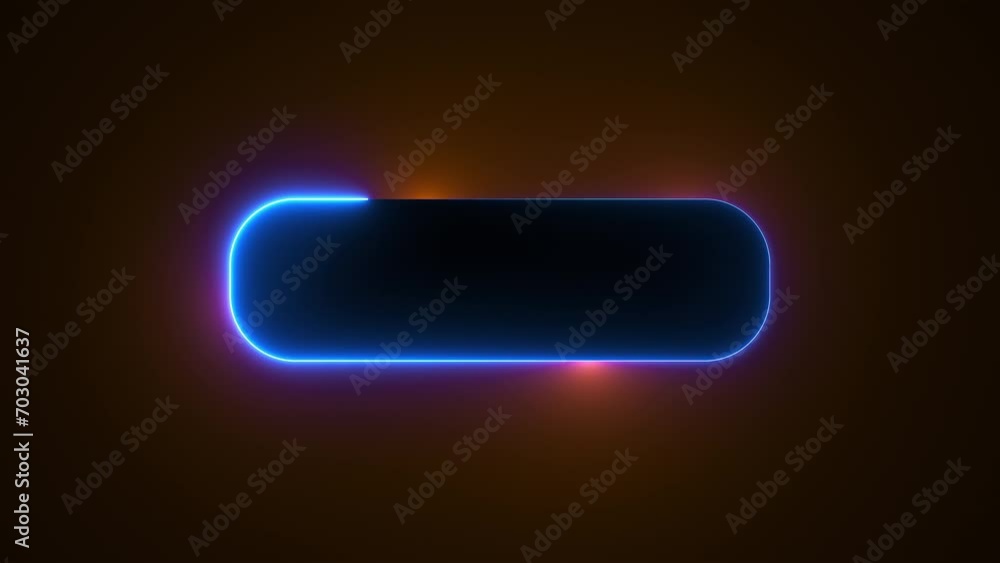 Template with neon frame. Computer generated 3d render Template with neon frame. Computer generated 3d render