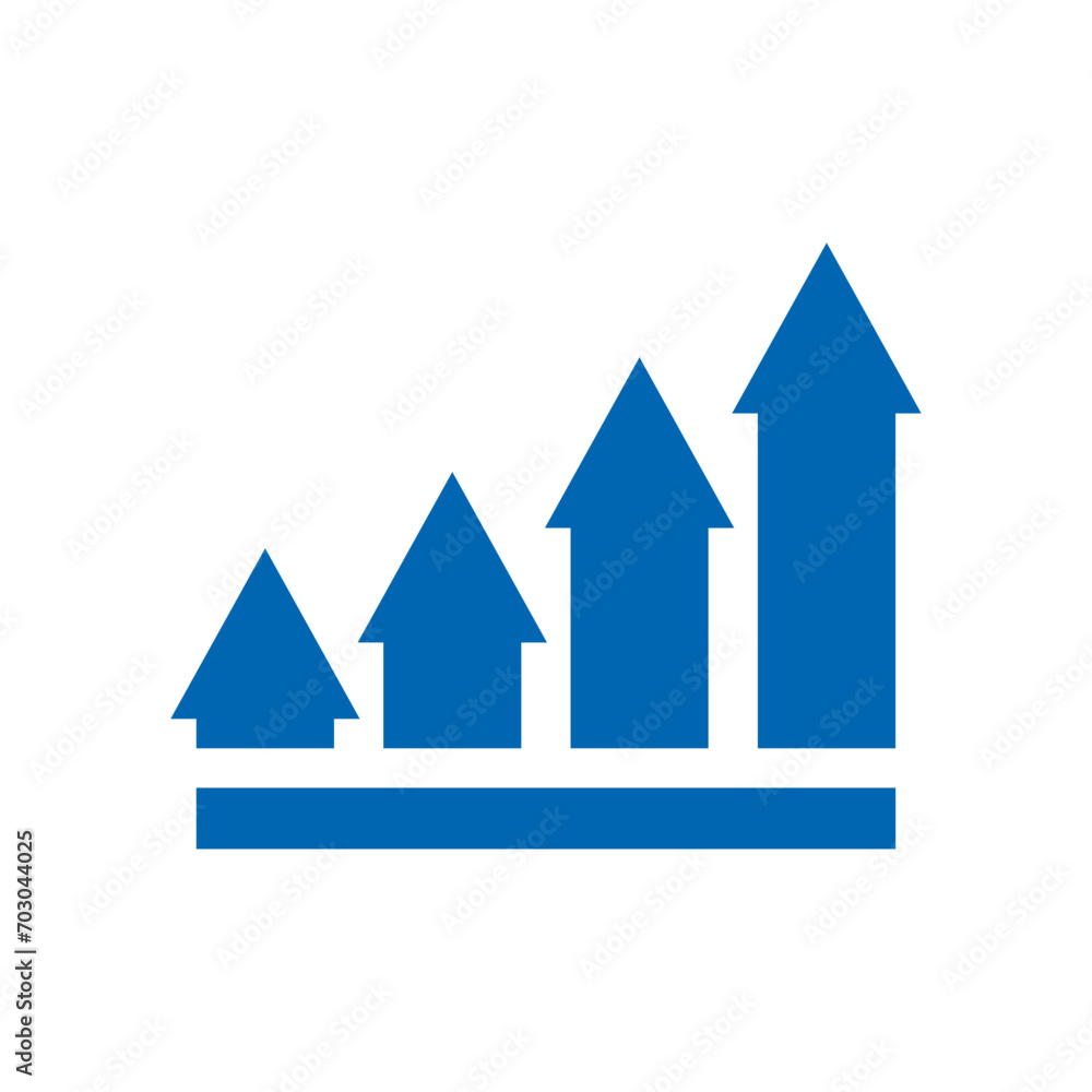 growing profit icon vector. graph chart icon. growing graph. finance growth vector growing profit icon vector. graph chart icon. growing graph. finance growth vector