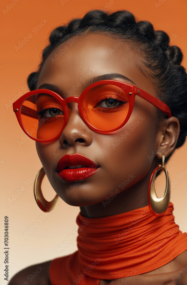 Portrait of a beautiful african woman Portrait of a beautiful african woman