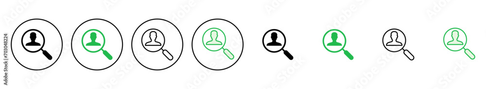 Hiring icon set. Search job vacancy icon. Human resources concept. Recruitment Hiring icon set. Search job vacancy icon. Human resources concept. Recruitment