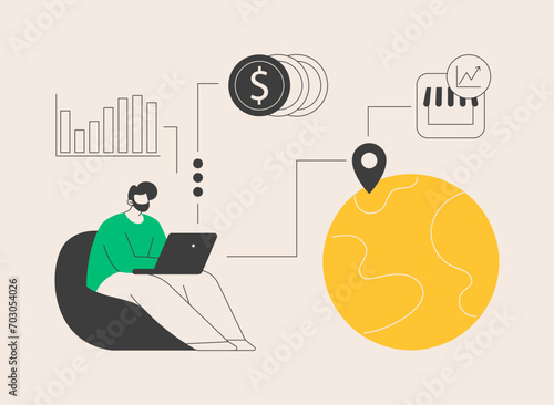 Business opportunity abstract concept vector illustration.