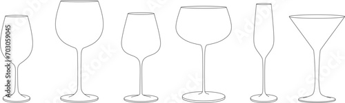 glass of wine vector