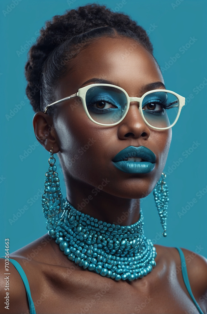 Portrait of a beautiful african woman Portrait of a beautiful african woman