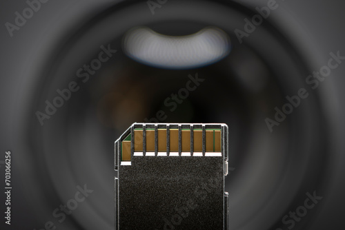 memory card isolated Horizontal