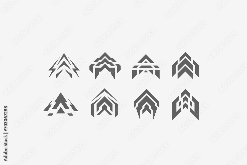 Illustration vector graphic of unique arrow set. Good for symbol, logo, icon Illustration vector graphic of unique arrow set. Good for symbol, logo, icon