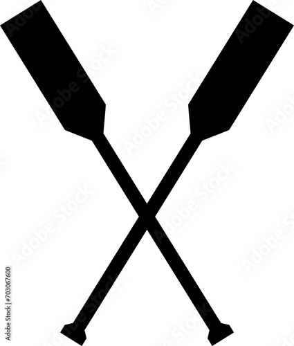 Oars boat