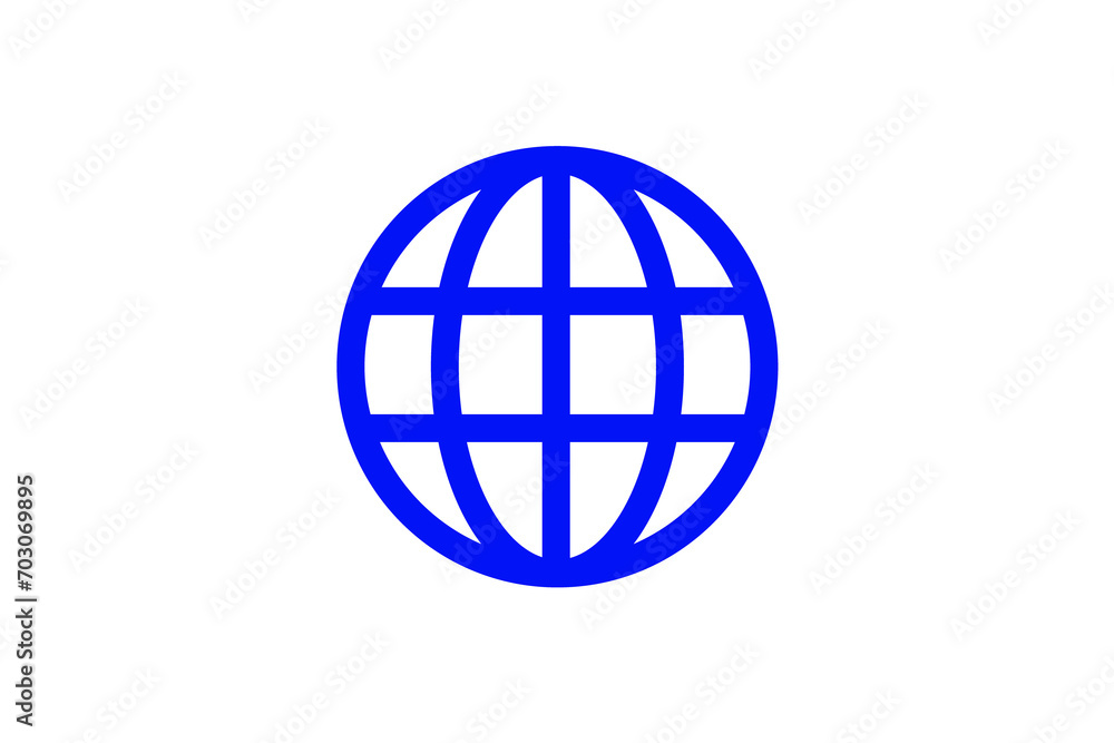 globe illustration. Vector illustration in flat style design. globe illustration. Vector illustration in flat style design.