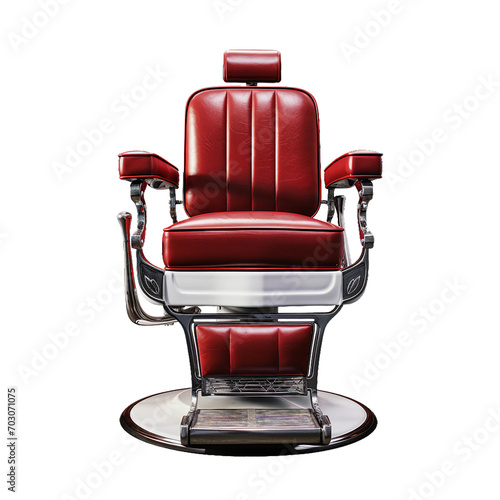 Barber chair, PNG file, isolated image