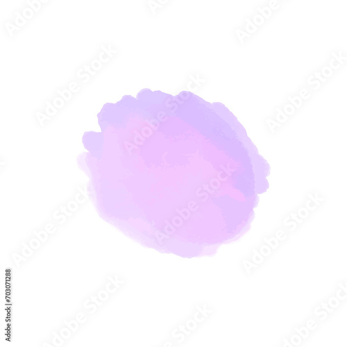 Vector soft watercolor splash stain background