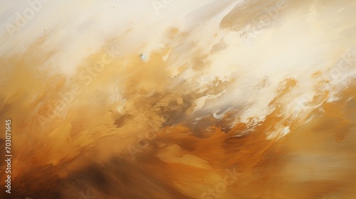 Watercolor light brown dust autumn abstract background
