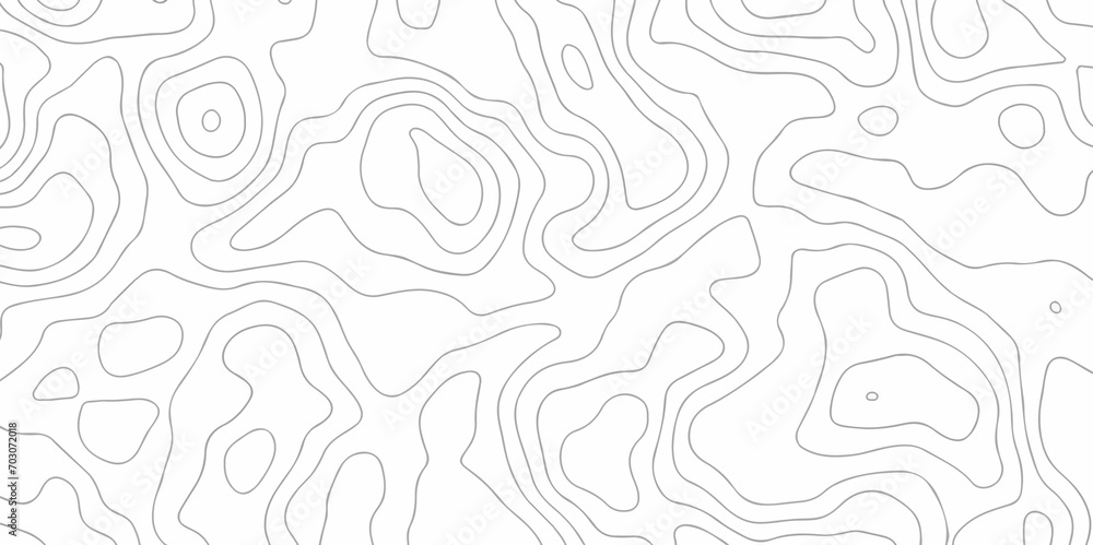 Abstract background with waves Geographic mountain relief. Abstract lines background. Contour maps. Vector illustration, Topo contour map on white background, Topographic contour lines.