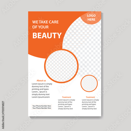 New Beauty Flyer Template Design.