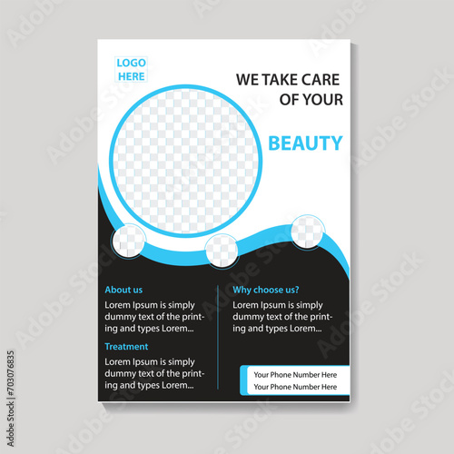 New Beauty Flyer Template Design.