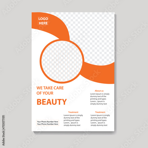 New Beauty Flyer Template Design.