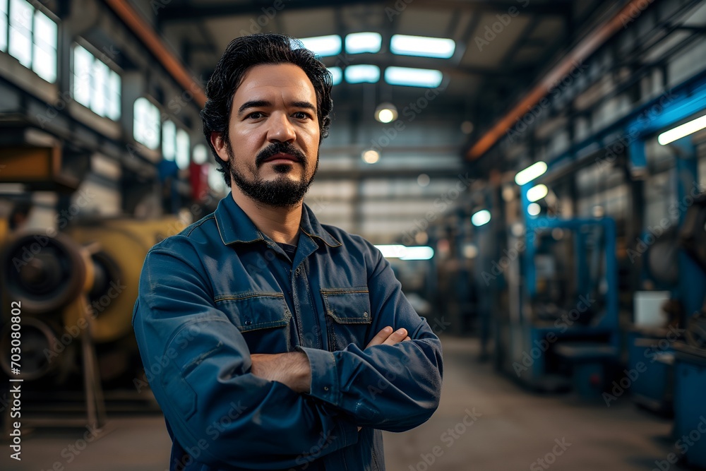 Obraz premium worker in a factory