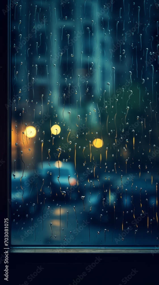 Raindrops on a Window