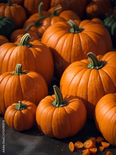 pile of pumpkins