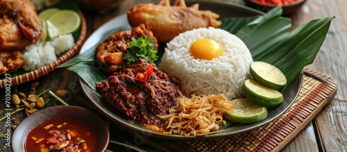Traditional dish in Kuala Lumpur, Malaysia
