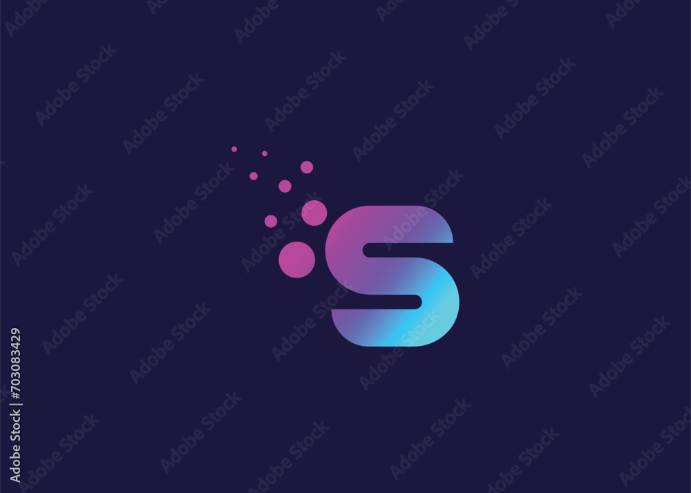 Letter S Technology vector monogram logo design template. Letter S molecule, Science and Bio technology Vector logo Letter S Technology vector monogram logo design template. Letter S molecule, Science and Bio technology Vector logo