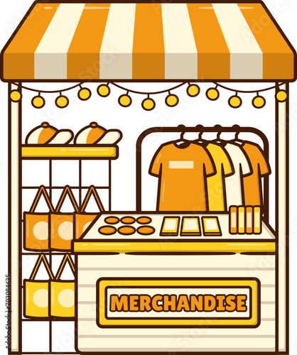 Stand Market Tent Stall of Art Merchandise Products Store Shop Front photo