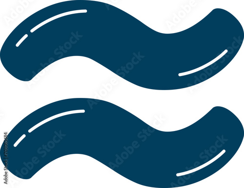 Cute Mathematic Sign Symbol Approximately Equal to ~, Math Subject Education
