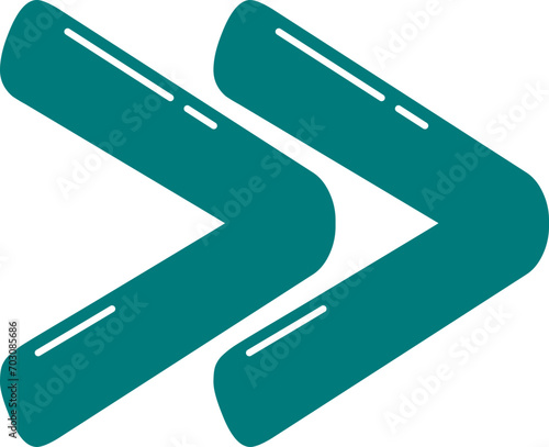 Cute Mathematic Sign Symbol Much Greater Than >>, Math Subject Education