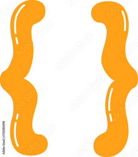 Cute Math Braces Symbol or Brackets Sign {}, Mathematics Subject Education