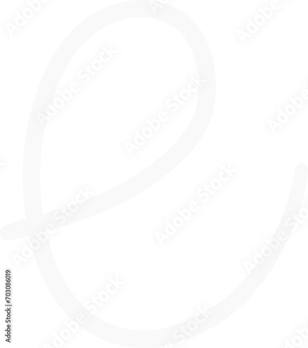 Cute Mathematic e Constant Sign Symbol, Math Subject Education