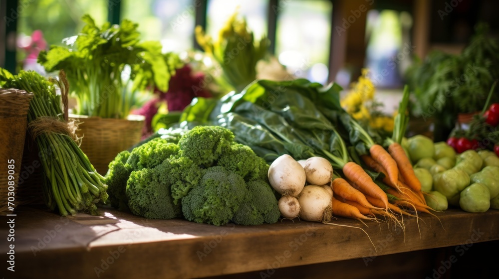 Organic market finds, supporting local and well-being