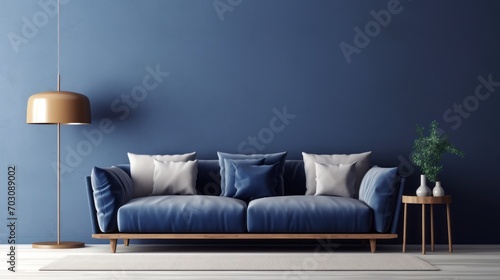 Midnight blue canvas, a backdrop of deep, mysterious allure