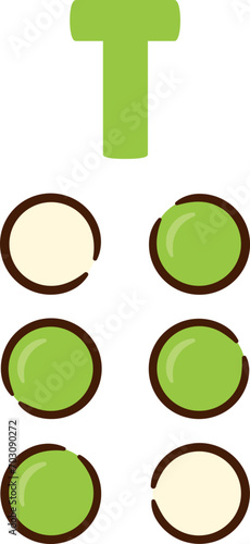 Letter T Braille Signs Font Capital Alphabet Uppercase