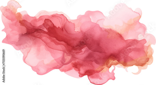 Photo watercolor pink gold background