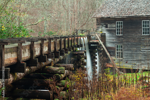 Mingus Mill in the Great Smoky Mountains National Park photo