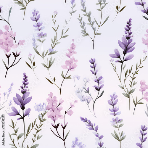 Spring Floral Seamless Pattern for Wallpapers  Backgrounds etc