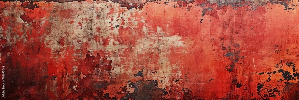 Background Grunge Texture in the Color Living Coral created with Generative AI Technology